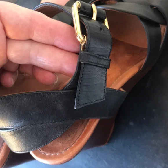 Celine Black Wedge Shoe - Picture 10 of 16